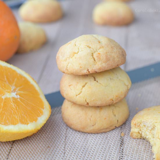 White chocolate orange cookies
