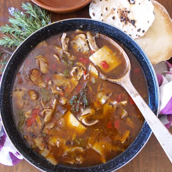 Gazpachos Stew with Turkey