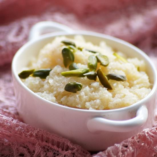 Coconut Condensed Milk Halwa