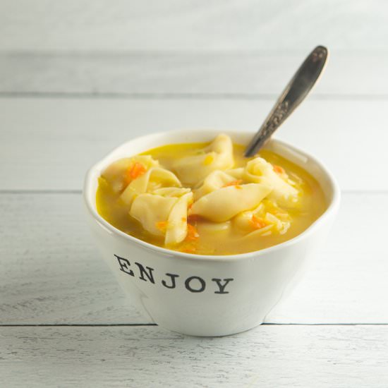 Chicken Tortellini Soup