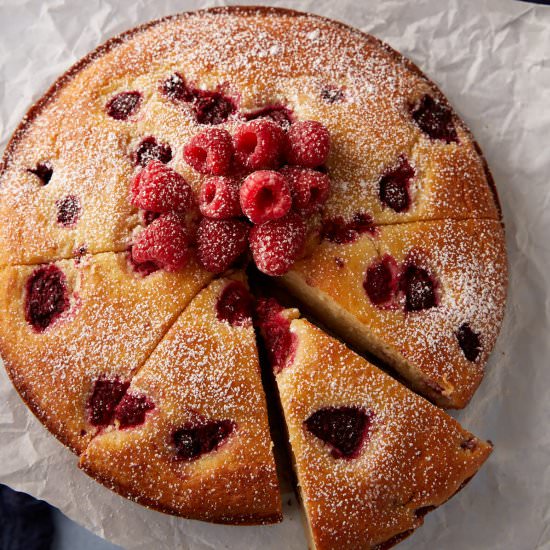 Raspberry Ricotta Cake