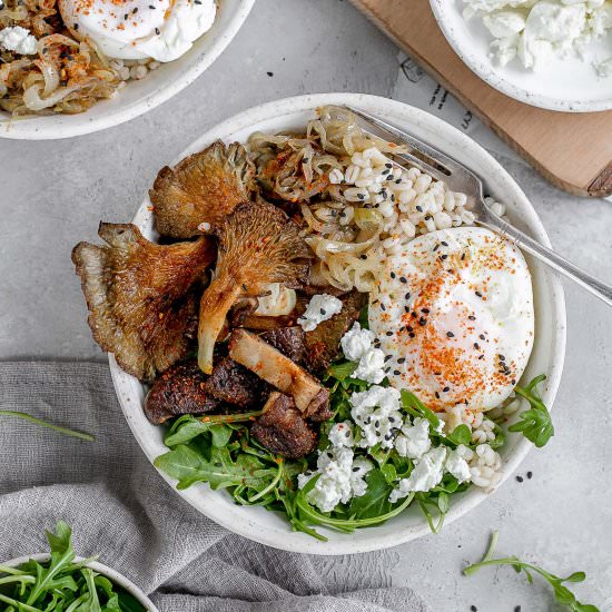 Mushroom Barley Bowl