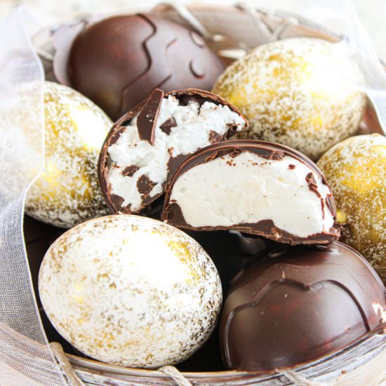 Keto Marshmallow Chocolate Eggs