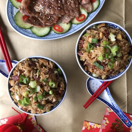 Stir Fried Glutinous Rice