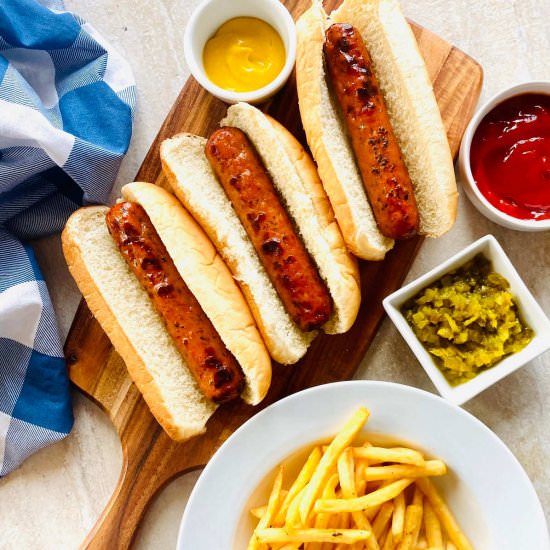 Air Fryer Chicken Sausage