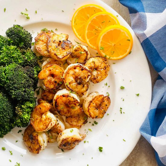 Pan Seared Shrimp