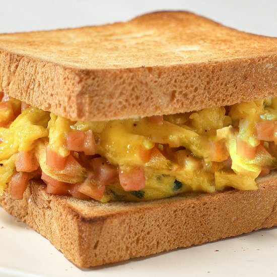 HAM EGG SANDWICH in 10 minutes! Rec