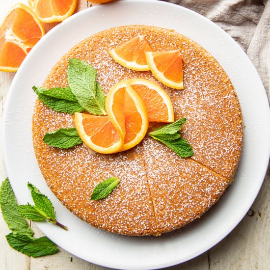 Vegan Orange Olive Oil Cake
