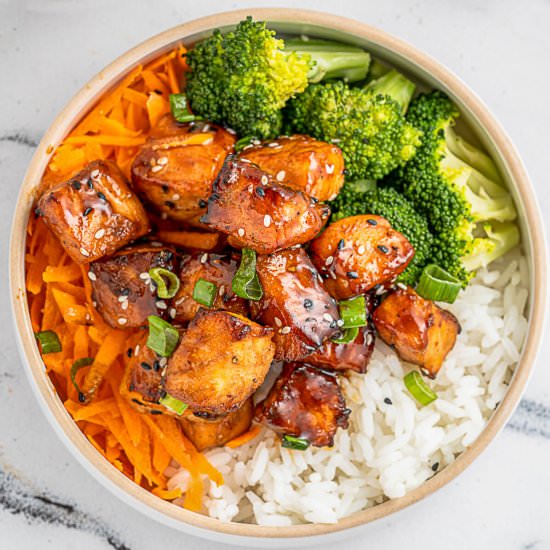 Teriyaki Salmon Bowls