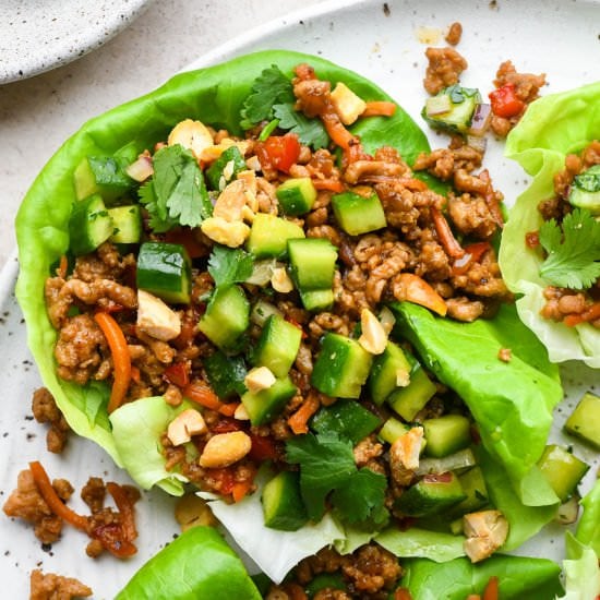 Crispy Pork Lettuce Wraps