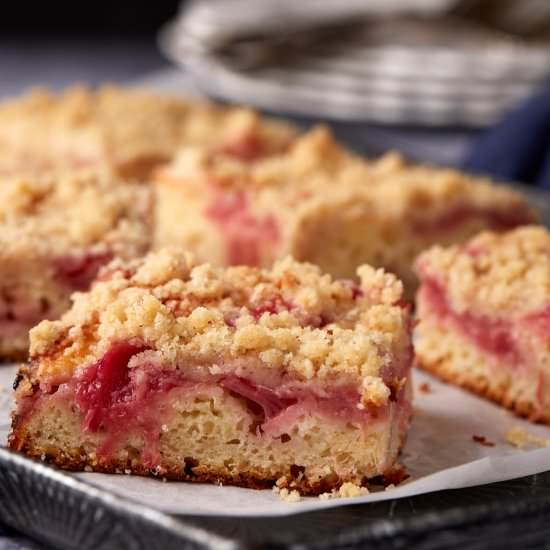 Rhubarb Coffee Cake