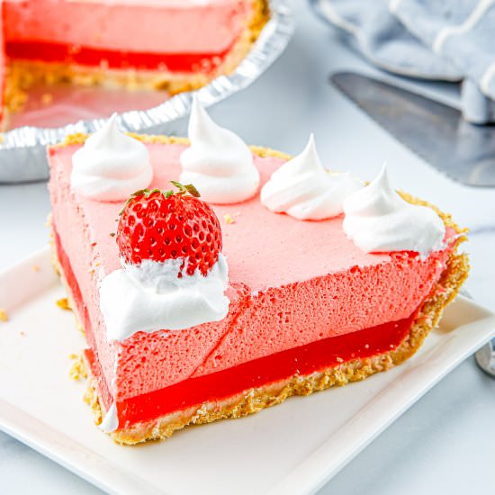 Strawberry Jello Pie