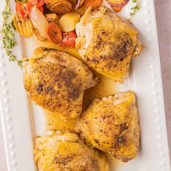 Dutch Oven Chicken Thighs