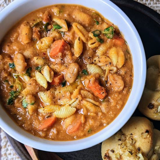 Cavatelli & White Bean Stew