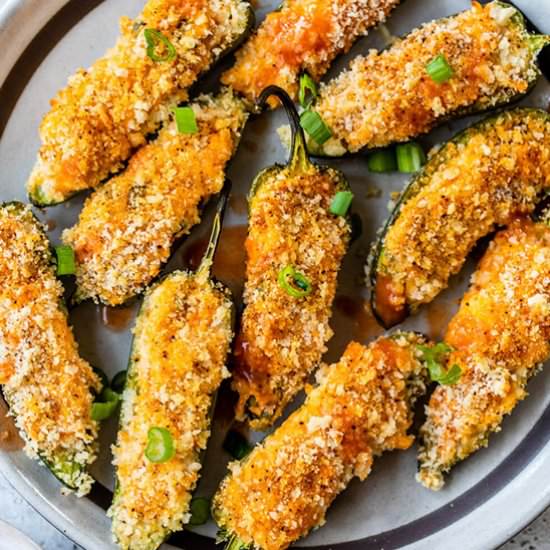 Buffalo Chicken Jalapeño Poppers