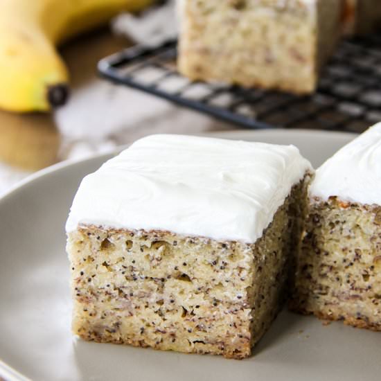Banana Poppy Seed Cake