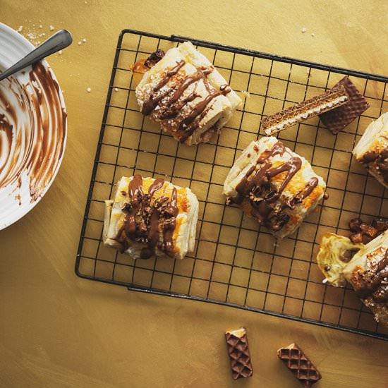 Puff Pastry with Chocolate