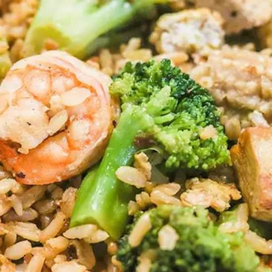 Fried Rice with Tofu and Veggies