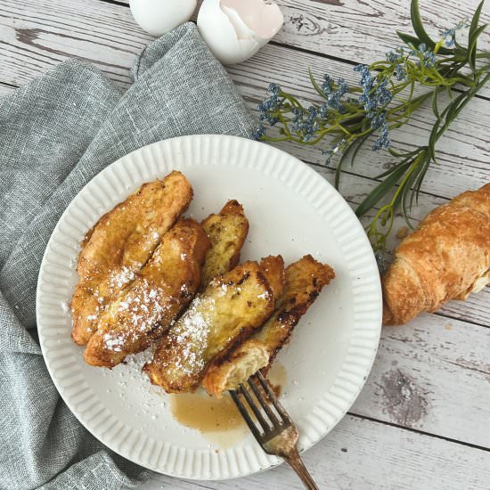 Gluten Free Croissant French Toast