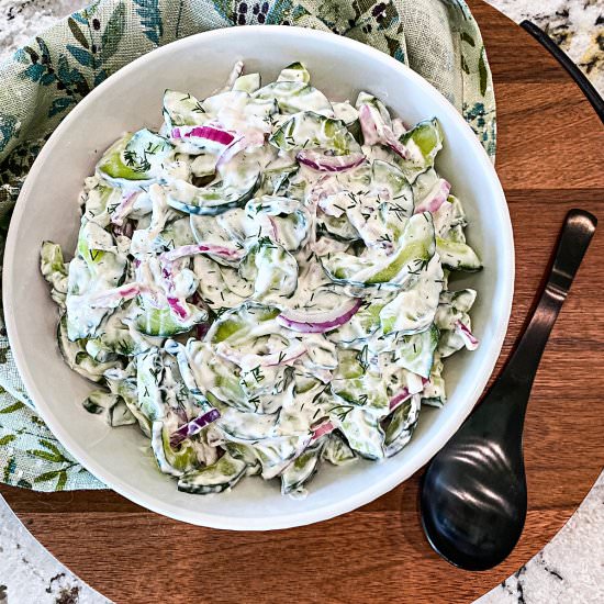 Creamy Cucumber Salad