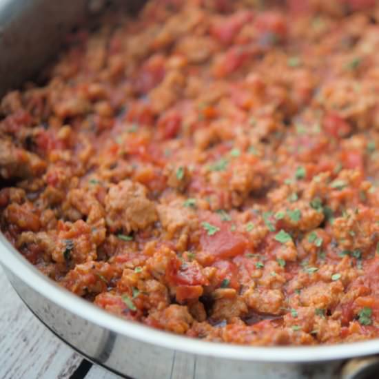 Sausage Bolognese