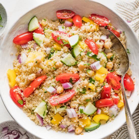Quinoa Chickpea Salad