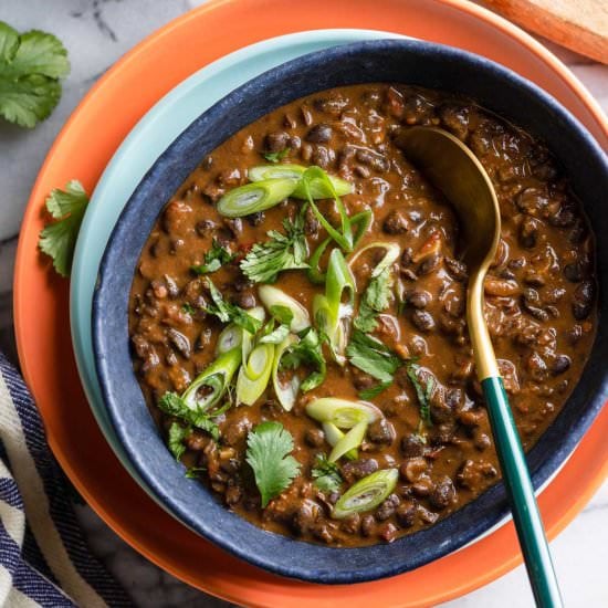 Sautéed Adobo Black Beans