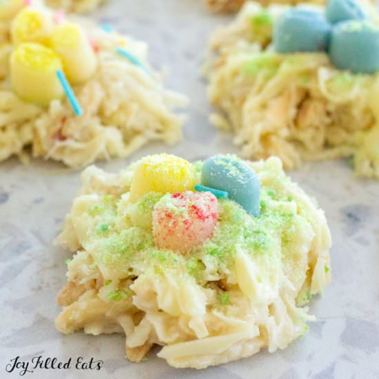 Keto Bird’s Nest Cookies