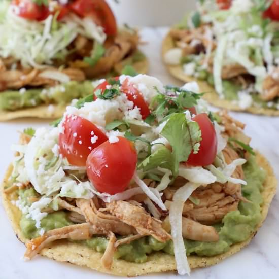 Chicken Tostadas
