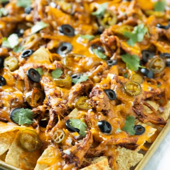 BBQ Chicken Nachos