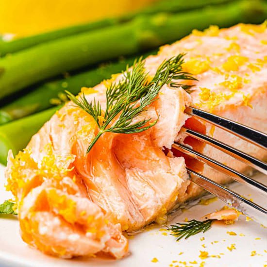 Poached Salmon