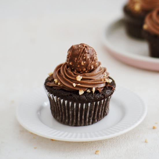 Ferrero Rocher Cupcakes