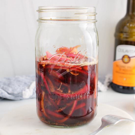 Balsamic Pickled Red Onions