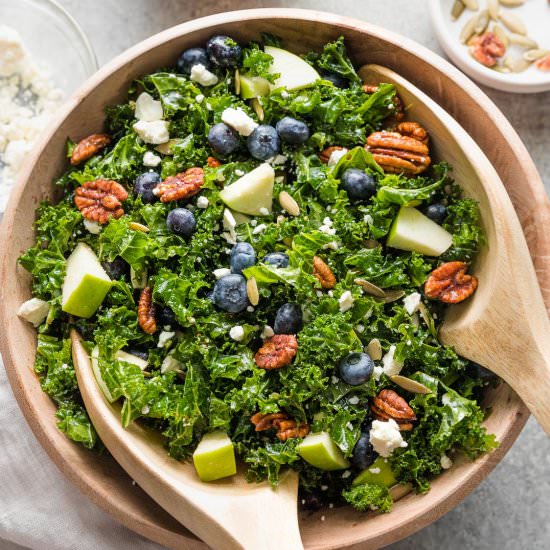 Kale Blueberry Salad