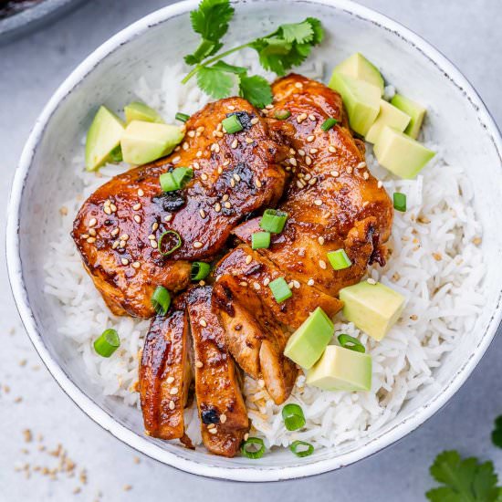 KOREAN CHICKEN THIGHS RECIPE