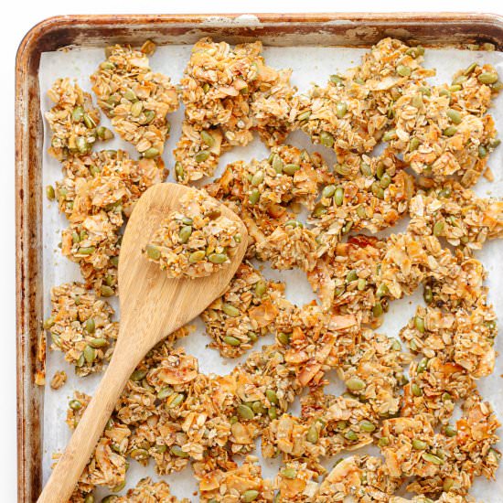 Vanilla Coconut Granola Clusters