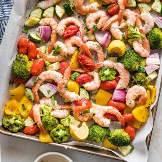 Sheet Pan Shrimp and Veggies
