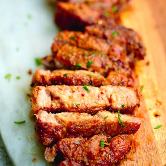 Air Fryer Pork Steak