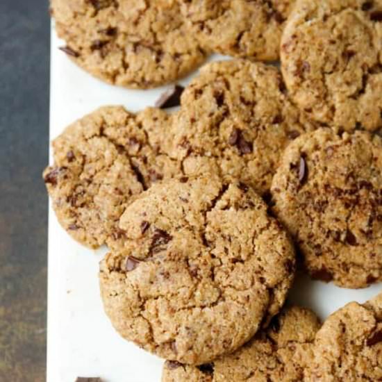 Tahini Cookies Recipe (With Chocola