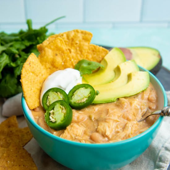 Instant Pot White Chicken Chili