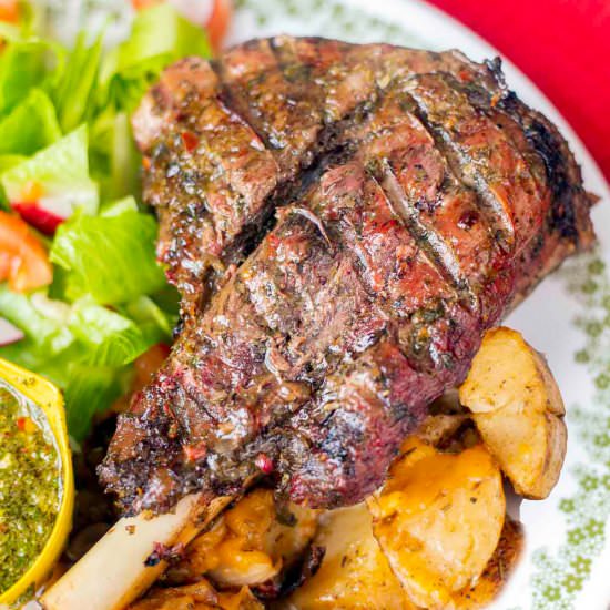 Smoked Lamb Shanks