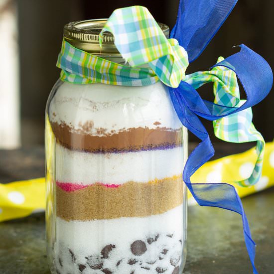Easter Sand Art Brownies