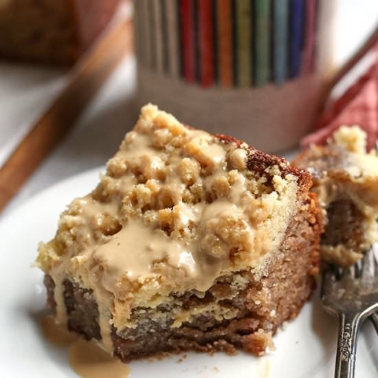Paleo Raspberry Coffee Cake