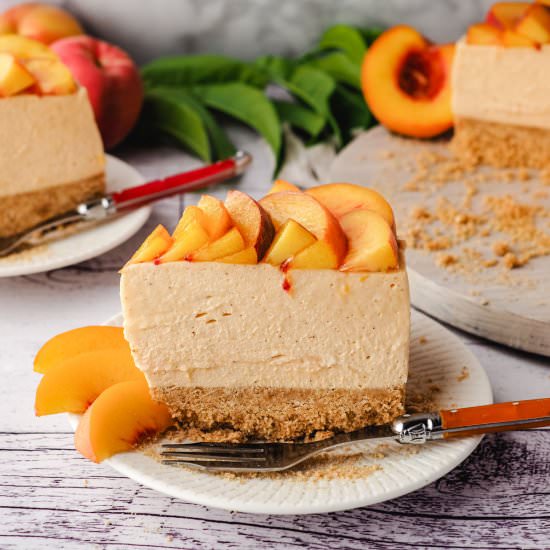 Peach Cheesecake