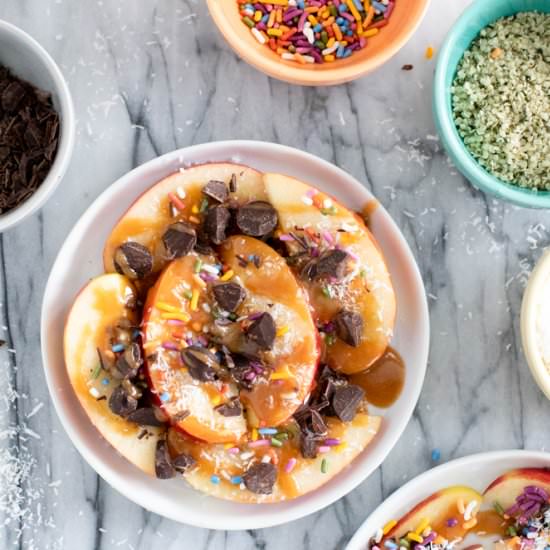 Caramel Apple Nachos