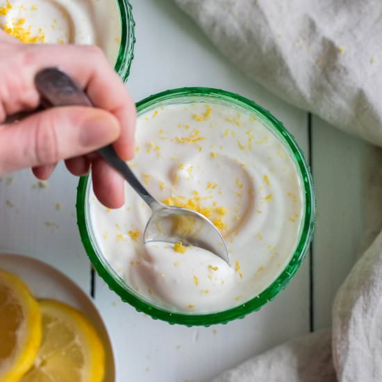 Cottage Cheese Lemon Mousse
