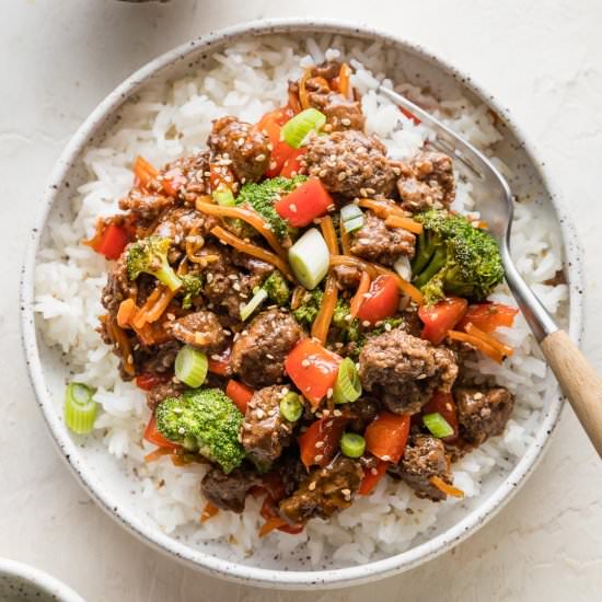 Teriyaki Ground Beef
