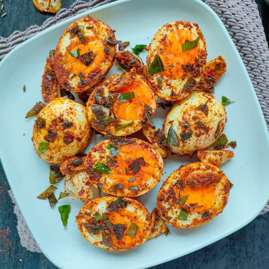 Boiled Egg Masala Fry