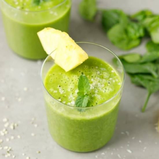 Pineapple Spinach Smoothie