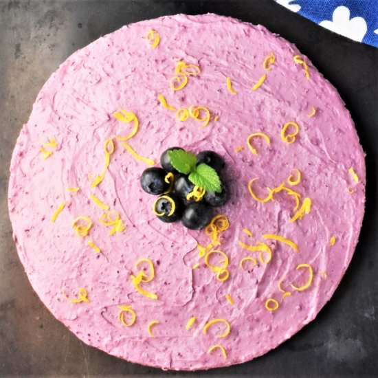No-Bake Blueberry Cheesecake